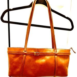 Brown Genuine Leather Shoulder Bag